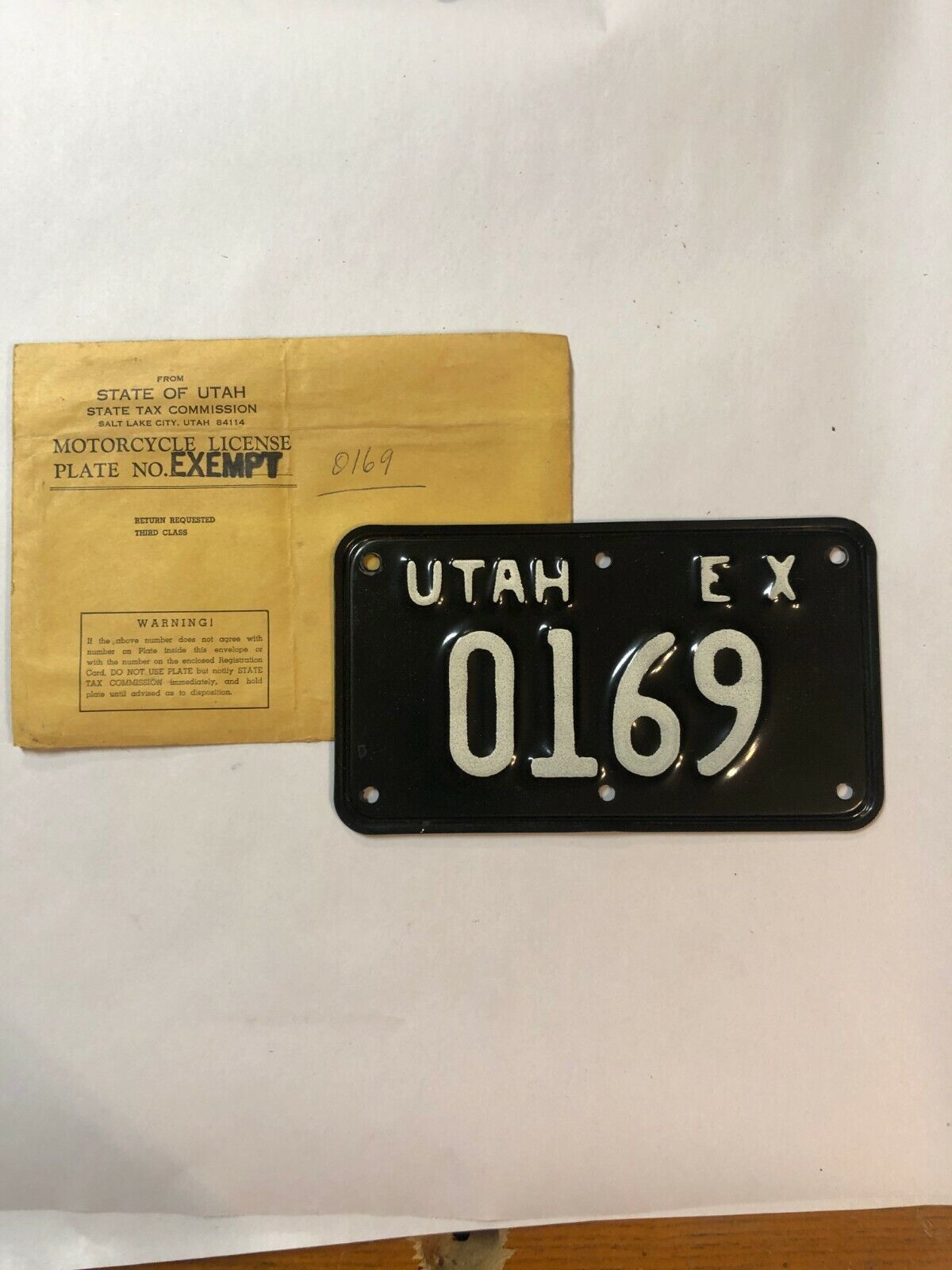 Texas Exempt State US USA License Plate Custom Number Plate Embossed Customizable Alu Made In