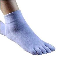 PANDA SUPERSTORE Comfortable Cotton Socks Blue Socks for Women Ankle Towels Sock