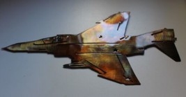 F-4 Phantom Metal Wall Art Decor - Copper - 16 " x 7 1/2" - $33.23