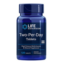 Life Extension Two-Per-Day Multivitamin & Mineral, 120 Tablets - $23.65