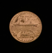 1934 Two Harbors, MN - Iron Ore 50 year anniversary - Gold Token image 1