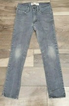 LEVI'S Gray 510 Super Skinny Jeans 12 Reg Size W26 x L26 Distressed - $23.15