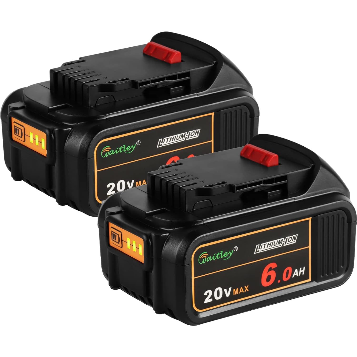 HQRP Battery 2-Pack for Black & Decker 3.6V Versapak VP100 VP110