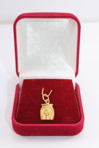 Egyptian Jewelry Pendant  Goddess Hathor Divine Feminine Gold Pendant 18K  0.8Gr - $150.20