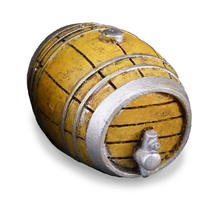 Wine, Rum, Whisky, or Beer Barrel w Tap 1.858/5 MED. Dollhouse Reutter M... - $10.40
