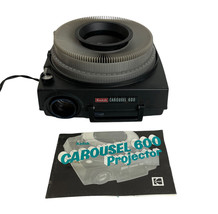 Vintage Kodak Carousel 600 Slide Projector, with w/tray, power cord w/or... - $85.00