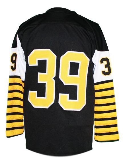 Ed turek  39 hamilton tiger cats cfl new men football jersey black any size 2