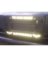 REFLECTIVE THE DARK KNIGHT BATMOBILE   License Plate Frame - $14.84