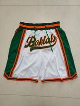BOK Leopard Hip Hop FASHION basketball shorts size stitched S-3XL WHITE ... - $49.90