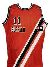 Bob McAdoo Custom Buffalo Braves Retro Basketball Jersey Sewn Orange Any Size image 4