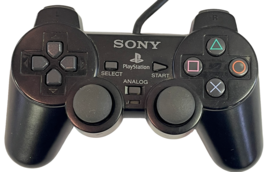Sony PlayStation Jet Black Console Analog Controller SCPH-1010 - $17.99