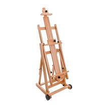 LUCYCAZ Tabletop Easel Set, for Painting Canvases, Portable brown