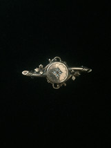 Victorian Pearl Inlaid Mourning Brooch/Bar Pin