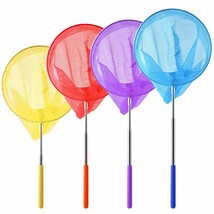 4 Pack Telescopic Butterfly Nets Catching Insects Bugs Fishing Nets Grea... - $25.99