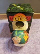Disney Lion King Christmas Round Ornament Simba Mufasa  - $19.79
