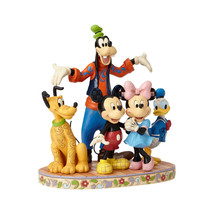 Disney Jim Shore Mickey Mouse Figurine Goofy Pluto Donald Duck Minnie 10.8" High