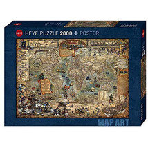 Heye Map Art Jigsaw Puzzle 2000pcs - Pirate World - $78.25