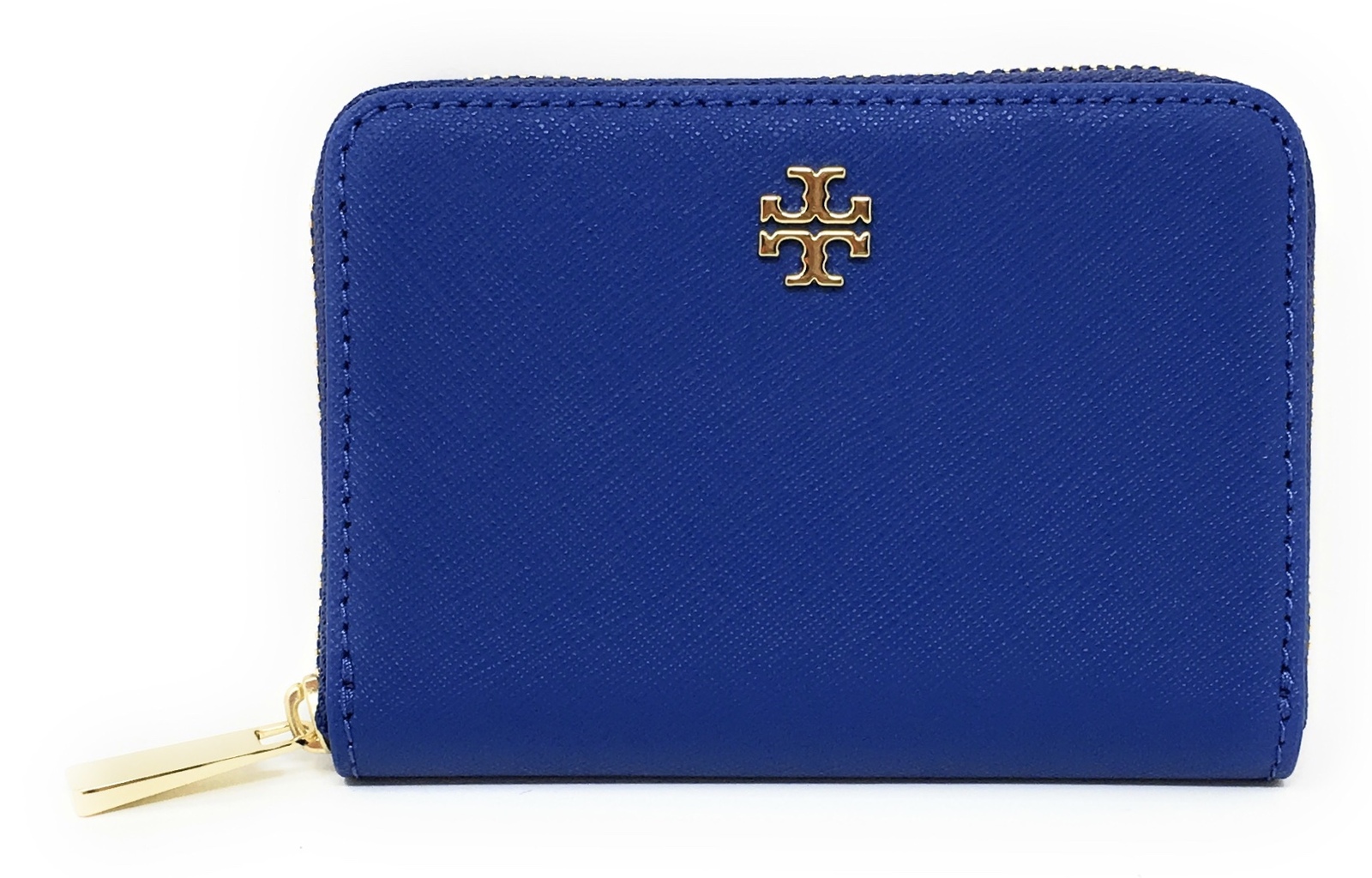 New Tory Burch Emerson Wristlet Pouch Wallet Saffiano Leather