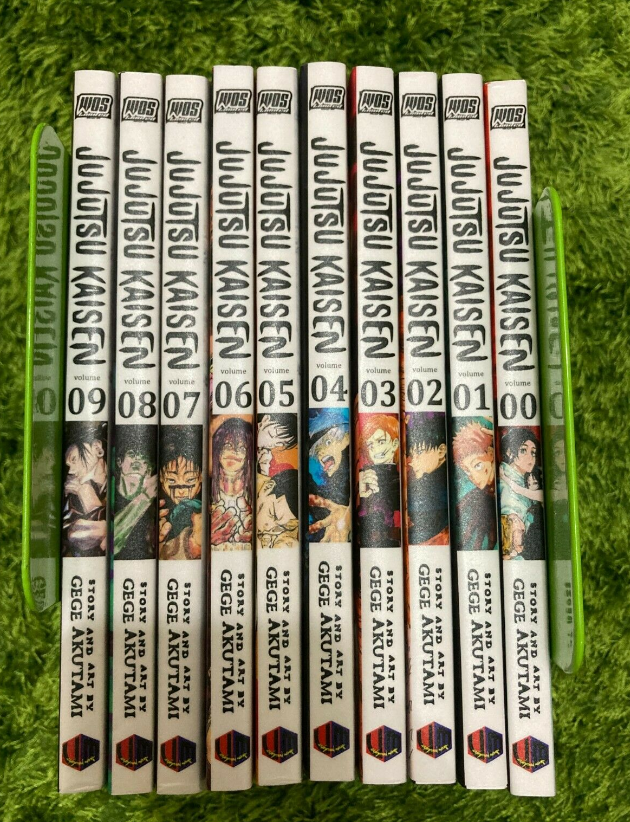 Jujutsu Kaisen Manga Set volume 1-10 by Gege Akutami