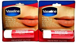 Vaseline Lip Therapy Rosy Lips 0.16 oz each Stick, Two Count - $8.09