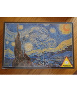 Piatnik Vincent Van Gogh Starry Night Jigsaw Puzzle Deluxe 1000 Piece 54... - $34.99