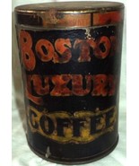 Boston Luxury Coffee Tin John Sloan &amp; Co Toronto Java &amp; Mocha Blend circ... - $48.82