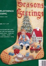 Santa Christmas Needlepoint Stocking