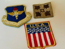 Military Patch vtg Army Navy Air Force Marines patches mixed Lot flag training - $19.69