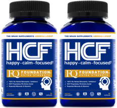 HCF Happy, Calm & Focused | Focus, Attention & Mood Supplement (90 Caps/2-Pack) - $79.10