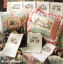 26 Sunbonnet Sue Cross Stitch Monthly Daily Design Wall Hanging Pillow P... - $13.99