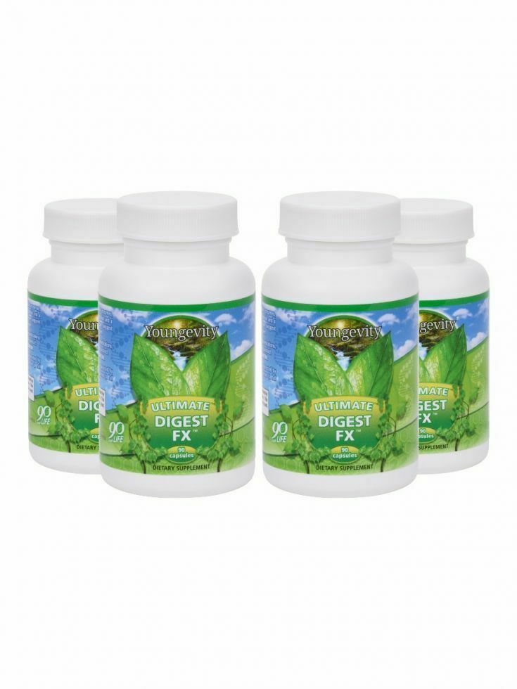 Youngevity Ultimate Digest Fx 90 capsules 4 Pack Dr. Wallach - $135.58