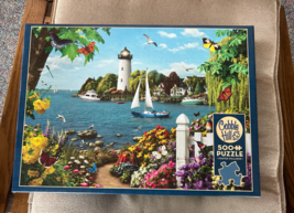 CobbleHill  JIGSAW PUZZLE. 500 PIECES.  BY THE BAY. - $17.82