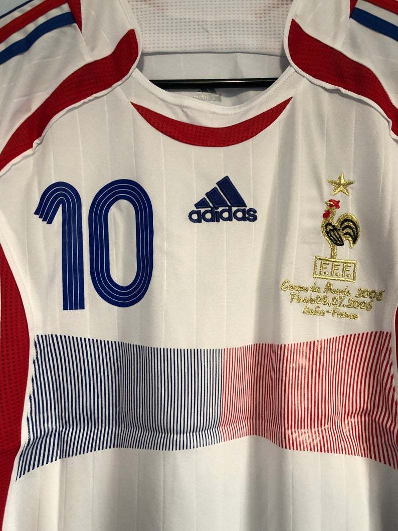 Zinedine Zidane France Men's Soccer Jersey - World Cup 2006