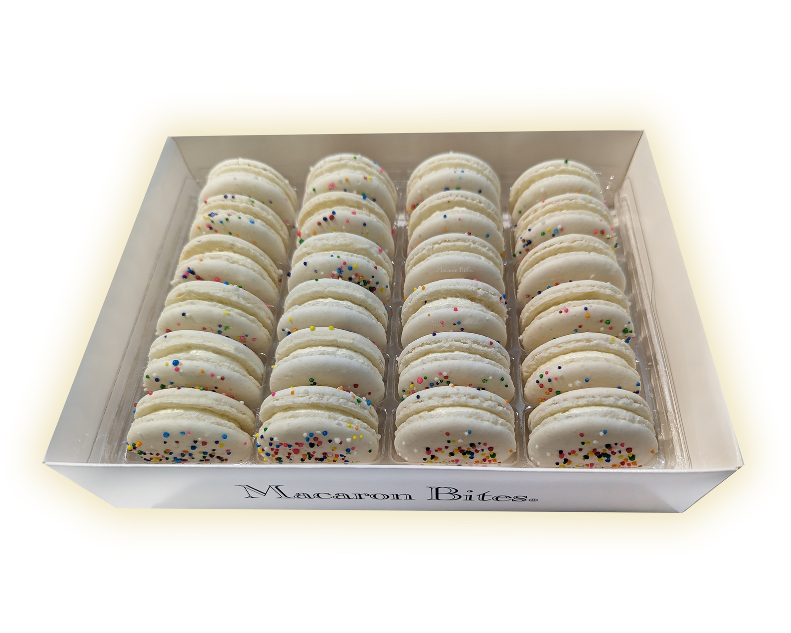 Primary image for Cake Batter Macaron Cookies Gift Box - 24 Count