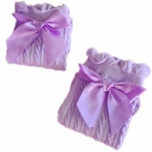 Baby Socks Lovely Bow Cotton Summer Infant Stocking 1-4 Years Old(Purple) image 2