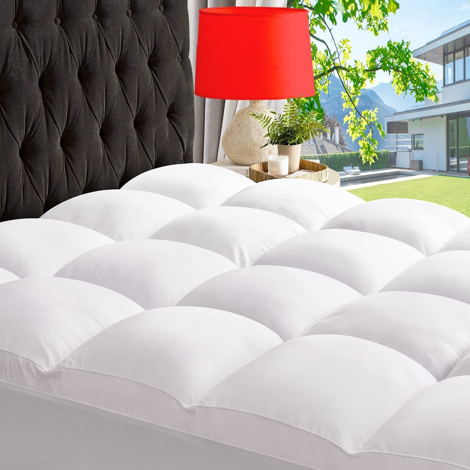 Concierge Collection 450 Thread Count 100% Cotton Mattress Topper