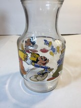 Disney Mickey Mouse Large Glass Lemonade/Iced Tea Jar Container 56 fl. o... - $17.02