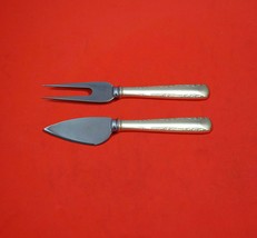 Camellia by Gorham Sterling Silver Hard Cheese Serving Set 2-Piece Custom Made - $107.91