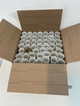 24 High Quality White Cardboard Tubes for Crafts, Empty Toilet Paper Rolls