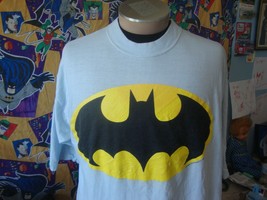 Vintage 80s Batman 1984 DC Comics Gray T Shirt XL  - $20.68