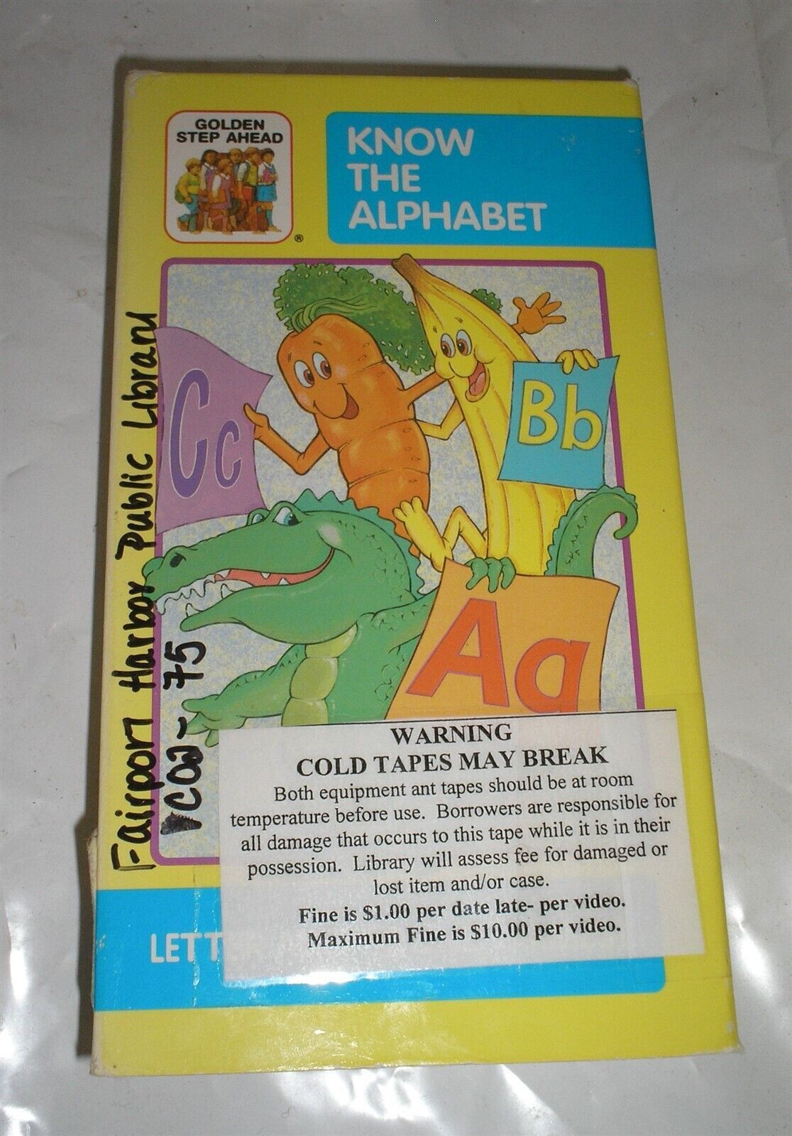 Get Ready For School - Know The Alphabet (vhs Tape) - Books