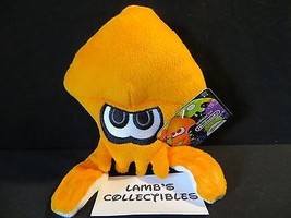 World of Nintendo Orange Squid Splatoon plush 7.5" plush Jakks Pacific stuffed - $22.78