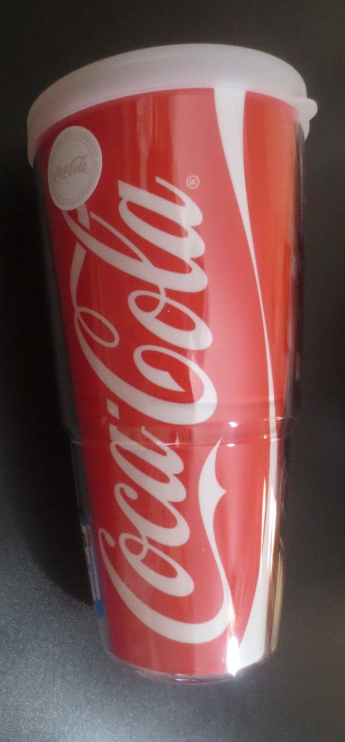 Coca-Cola Coke Restaurant Green Plastic Cups 16 Oz - LotOf 5