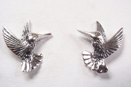 Water Bird in Flight 925 Sterling Silver Stud Earrings waterfowl - $11.69