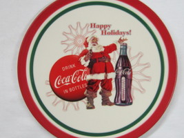 Coca-Cola 8" Christmas Plate Happy Holidays! - $11.39
