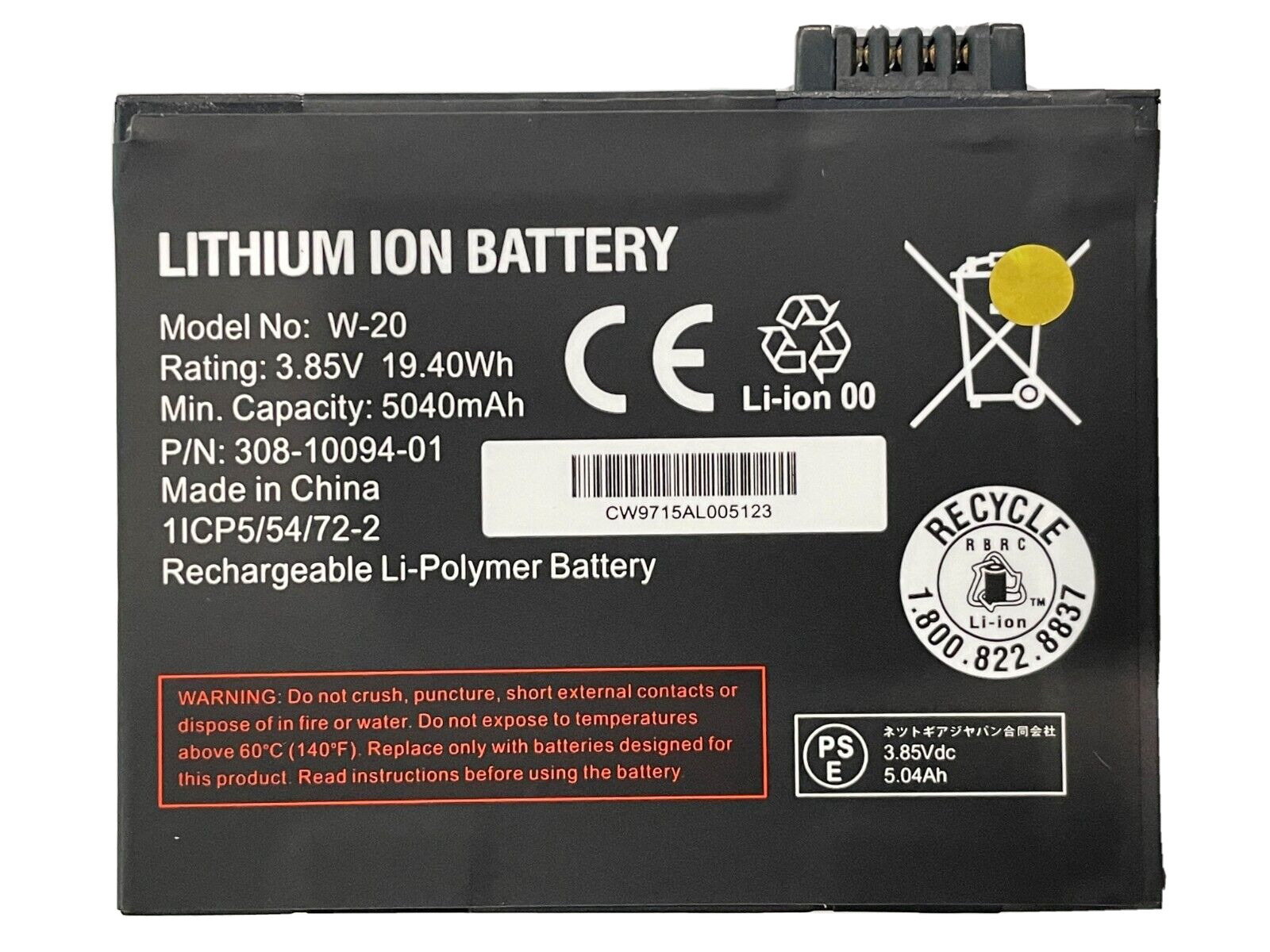 Oem Spec Battery Netgear Nighthawk Mr6500 M6 Pro 5G Mobile Hotspot W20