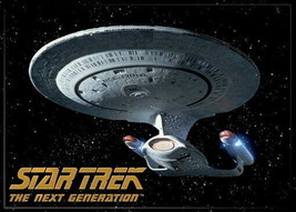 Star Trek: The Next Generation NCC-1701-D Enterprise In Space Magnet, NEW UNUSED - $3.99