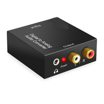 Digital To Analog Audio Converter Optical Coaxial In 3.5Mm Aux Rca Out - $126.99