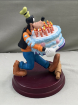 Disney Parks Still Goofy Birthday Cake Figurine Statue NEW RETIRED image 2