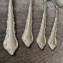4! Gorham Silver Rondelle Oval Soup Spoons Stainless Steel 18/8 Flatware - $29.45